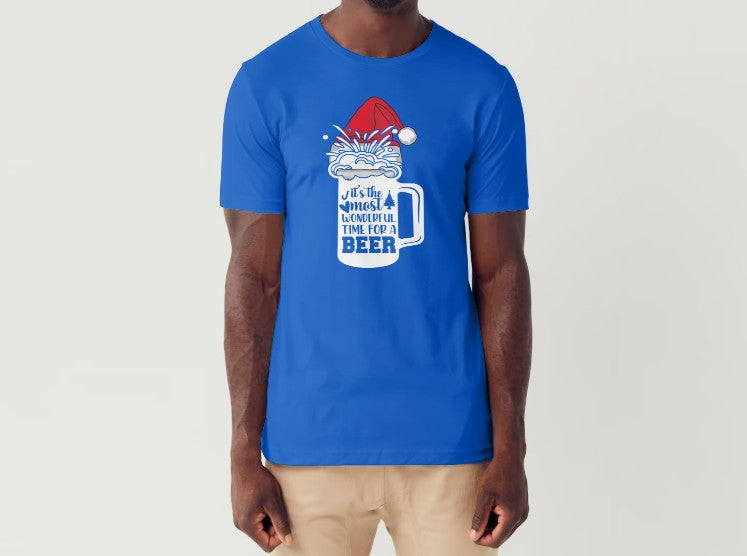 MOST WONDERFUL TIME FOR A BEER - Men's T-Shirt