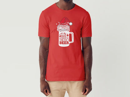 MOST WONDERFUL TIME FOR A BEER - Men's T-Shirt