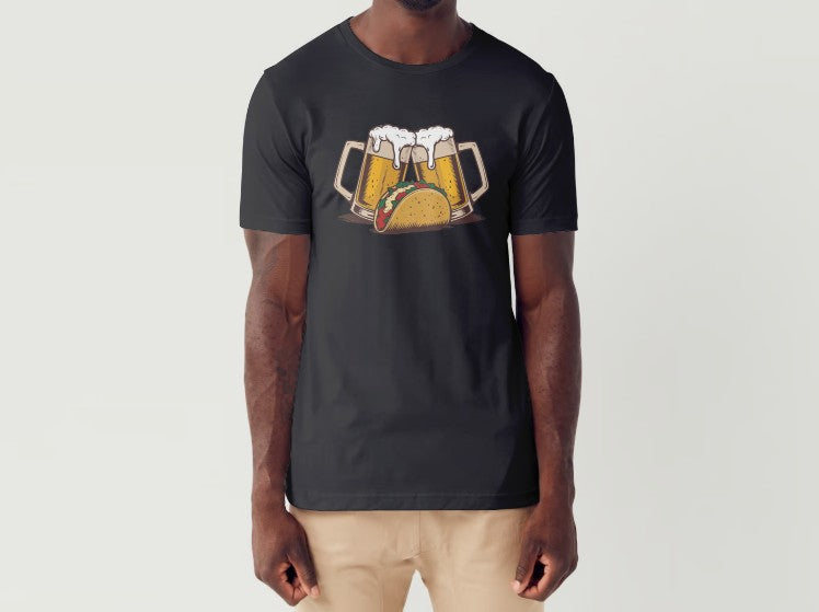 2 MUGS & TACO - Men's T-Shirt