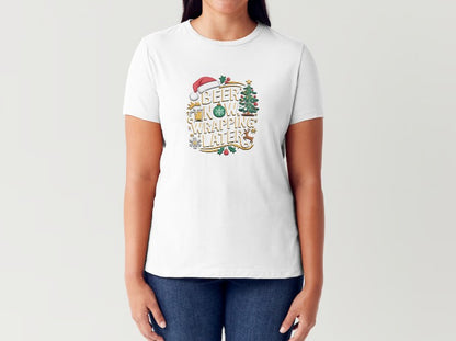 BEER NOW, WRAPPING LATER - Women's T-Shirt