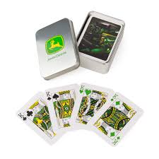 John Deere Playing Cards with Tin