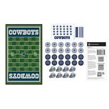 Dallas Cowboys Checkers Board Game