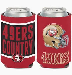 San Francisco 49ers 12 oz 49ers Country Koozie